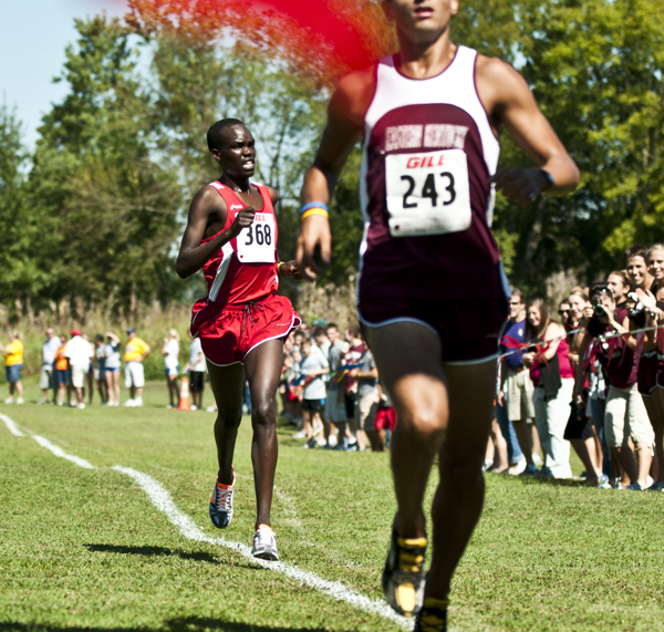 Sophomore Shadrack Kipchirchir led the WKU men at Saturdays Old Timers Classic with a time of 24:40:95.