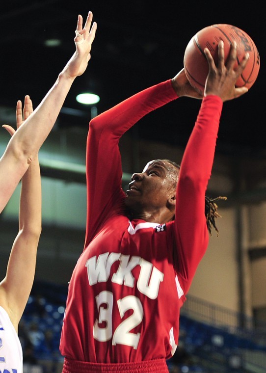 Senior forward Arnika Brown reached 1,000 rebounds for her career Monday night, but the Lady Toppers (6-10) fell at North Dakota, 90-72.
