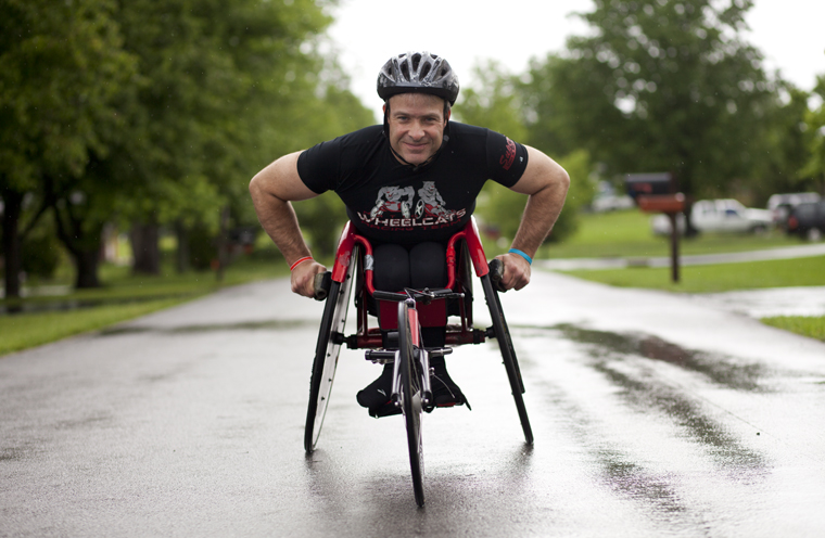 Matt Davis, who was born with spina bifida, is the coordinator of Student Disability Services and a frequent competitor in marathons, including the 2011 Boston Marathon wheelchair race, where he recently placed 21st overall. Davis started competing when he was an undergrad after receiving inspiration and support from Huda Melky, who was then an Affirmative Action/ADA compliance officer. 