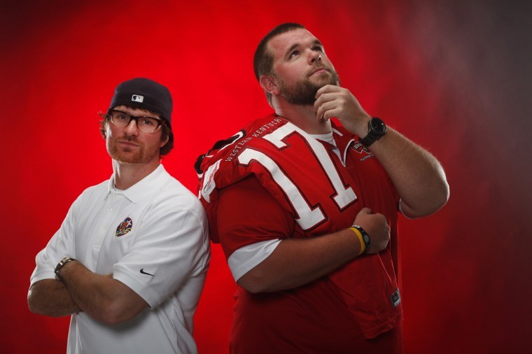 Former WKU football players Jamison Link and Chris McConnell are
the faces of 17 Entertainment, a rap group they started after neck
injuries ended their careers on the field.
