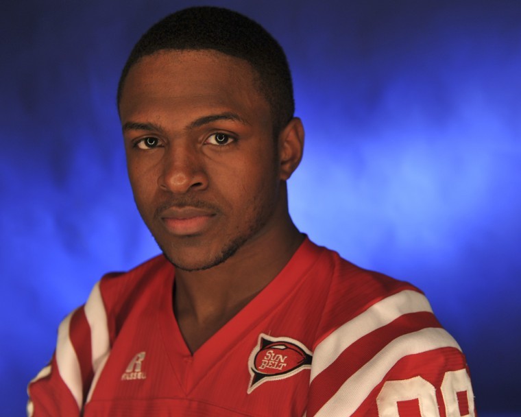 Senior Ketler Calixte is a native of Delmas, Haiti, and moved to
the U.S. in June 2002. He is now a defensive lineman for WKU. He
transferred in the fall of 2009 and is an interdisciplinary studies
major. JABIN E. BOTSFORD/Herald
