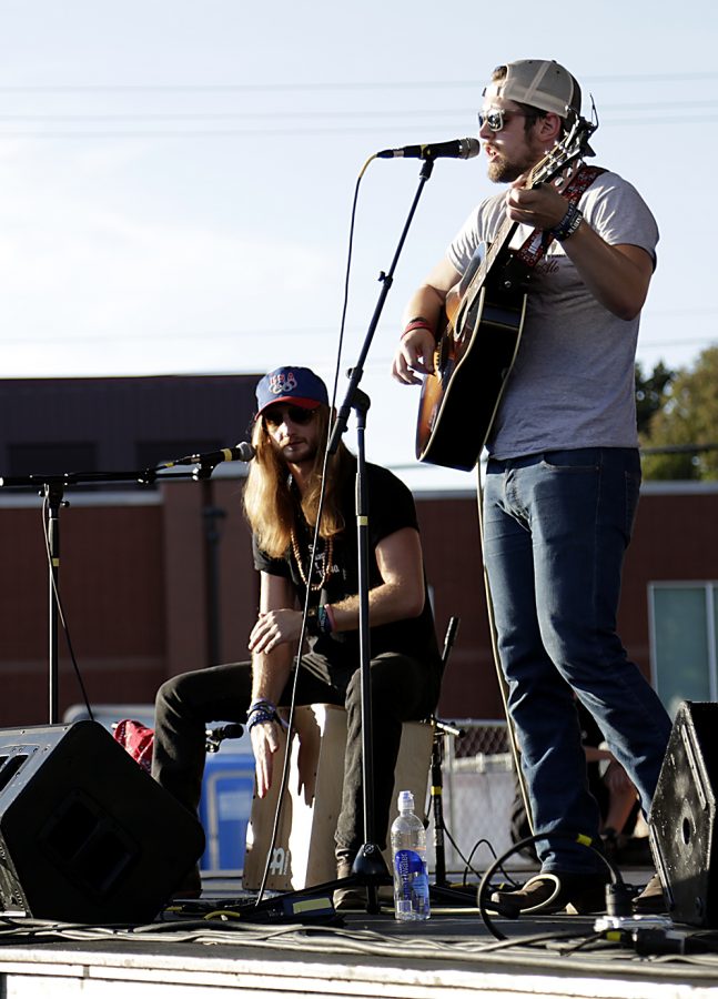 Local Kentucky band Sundy Best put gave a concert along with eleven other bands to help raise money for The Center for Courageous Kids in Circus Square Park in Bowling Green on September 14, 2013. 