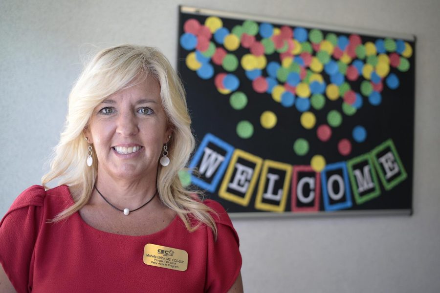 Michelle Elkins became the director of the Kelly Autism Program on Aug. 1, 2015. Elkins said she has been preparing for the first day of the centers K-12 after-school programs. Its been very, very busy,  Elkins said. But just wait and see what its like in 14 days. 