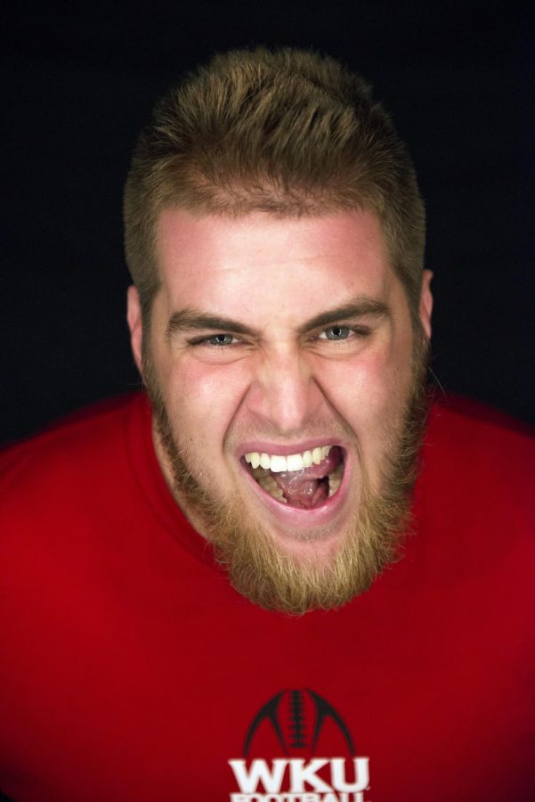 Junior redshirt left tackle, Forrest Lamp, 21, of Venice, Fla., started growing his beard about 6 weeks ago. Some guys won’t cut their beard or hair until we lose a game, said Forrest, I won’t cut it til we lose. 