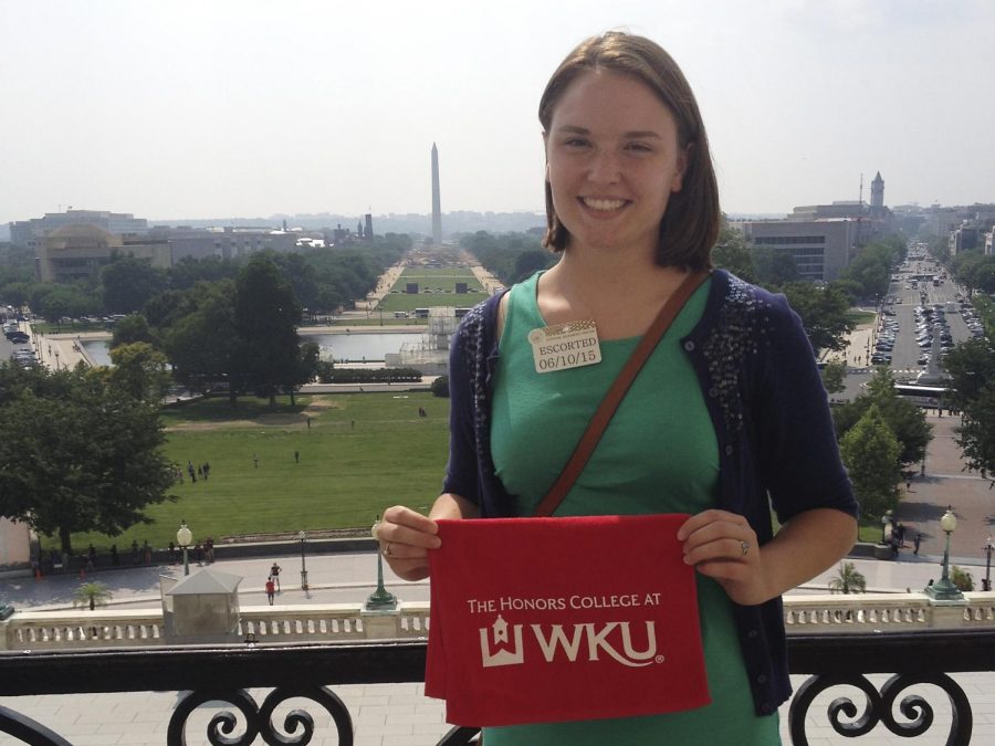 Sophomore Maggie Sullivan from Louisville participated in the Study Away program in Washington, D.C. Photo Submitted by Maggie Sullivan