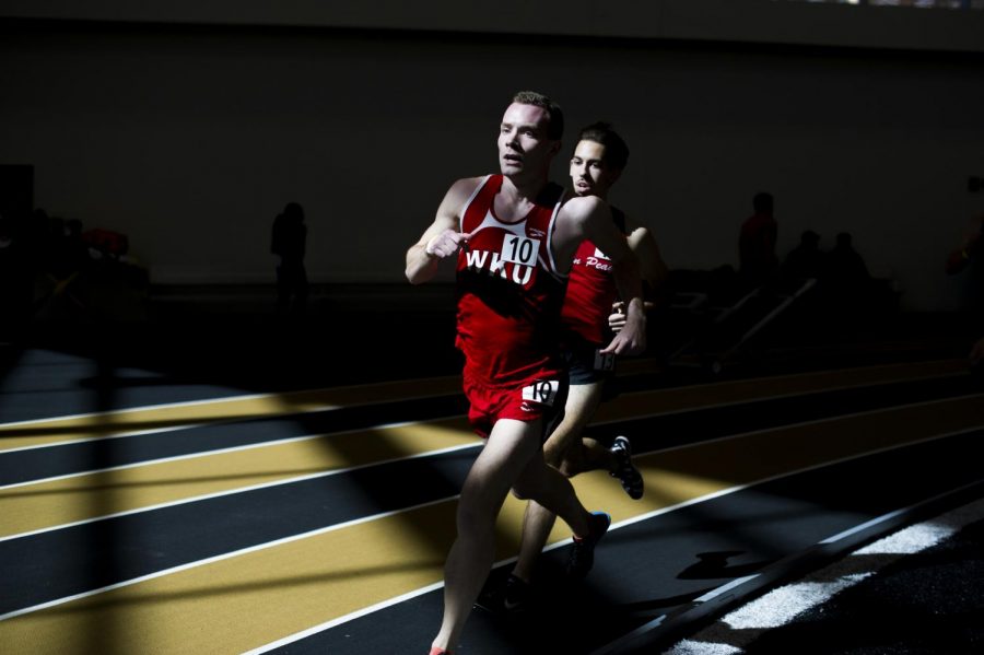 Henderson junior Kyle Wilson competes in the mile at the Music City Challenge at Vanderbilt in Nashville, February 13, 2016. Wilson went on to finish 28th overall. Justin Gilliland/HERALD