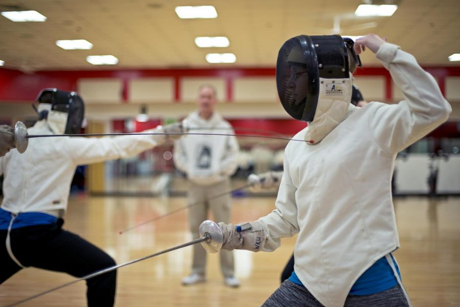 Madison Bates, sophomore at Western Kentucky University, participates in fencing practice on March 2. Madison joined the team last fall, with no prior experience. Shed had an interest in fencing since middle school, and when the opportunity to join the team raised, she took it. I just really enjoy fencing. Its just a cool thing to do, explained Madison. The team practices on Tuesdays and Thursdays at Preston Center on WKUs campus, but because membership is low they dont get to compete often.