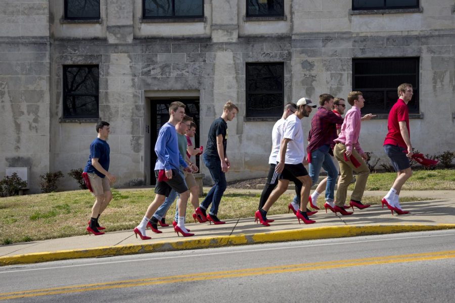 WKU Interfraternity Council hosted the 9th annual Walk-A-Mile on April 11 where volunteers climbed the Hill in a pair of high heels. The fundraiser raised awareness towards sexual assault on college campuses.