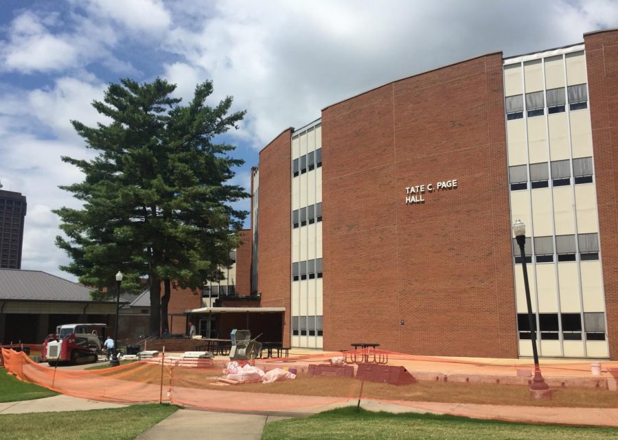 WKU is set to request funding for the destruction of Tate Page Hall. If the university cant secure the funding, it will look to renovate the building. 