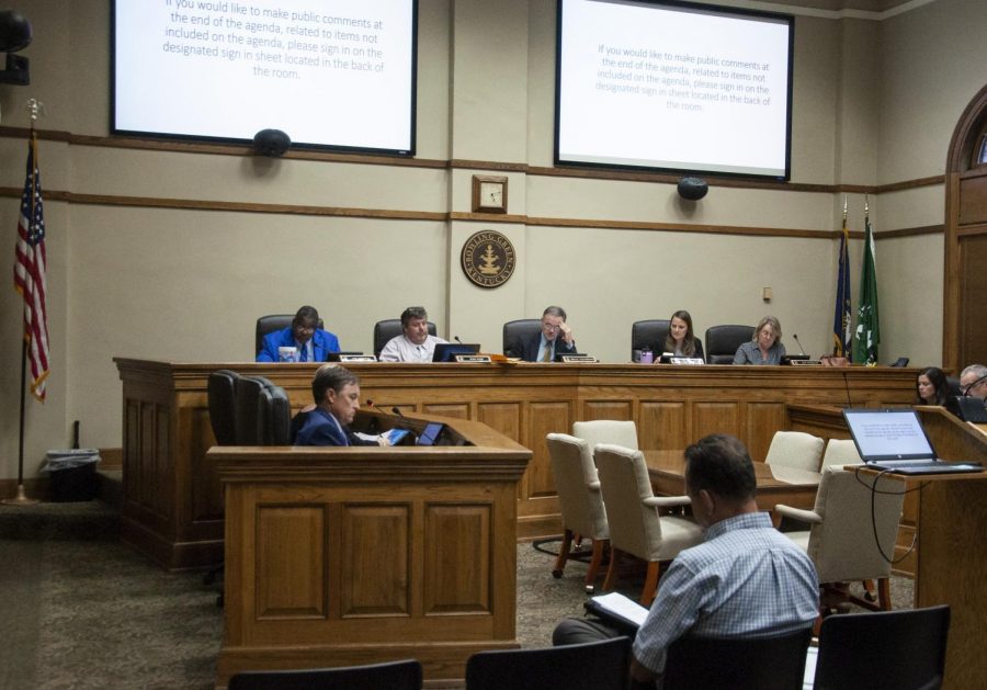 City Commissioners of Bowling Green hold the second regular meeting of the month of August at the commission chamber on Tuesday, August, 20, 2019.