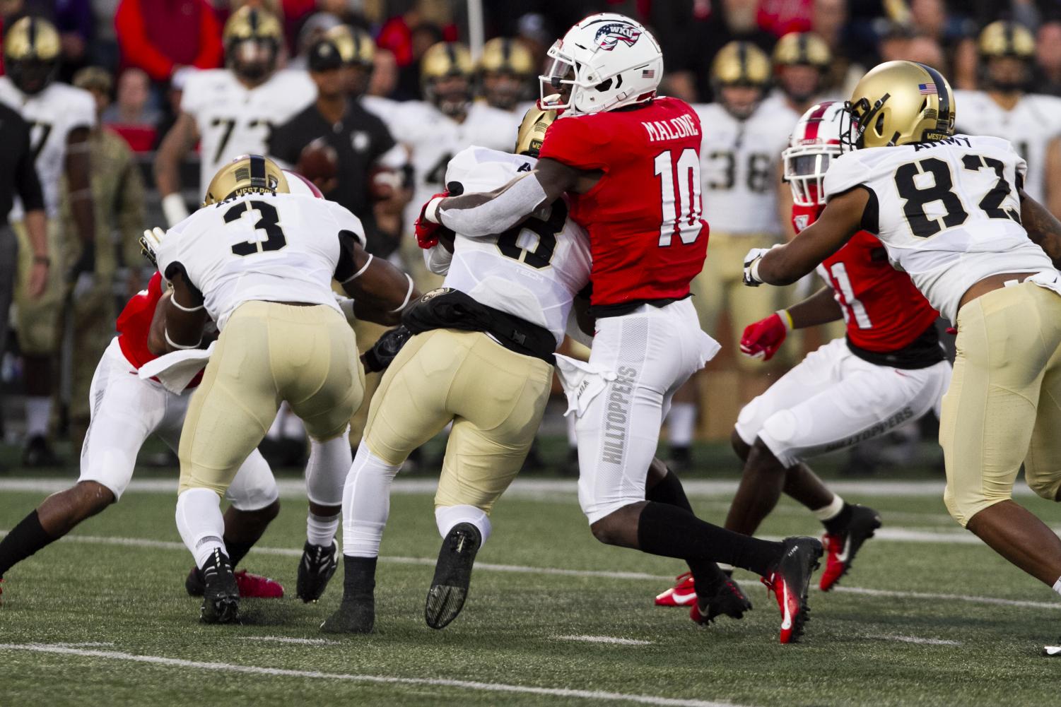 Zappe, Sterns and Malone impress at WKU's pro day –