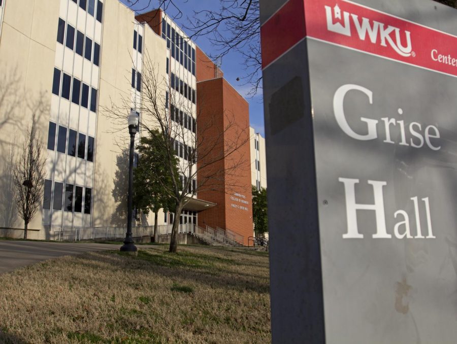 Grise Hall is home to the Gordon Ford Business College at Western Kentucky University, which will eventually be moved to a new business school building to the site between Jody Richards Hall and South Lawn, adjacent to the Guthrie Bell Tower.

