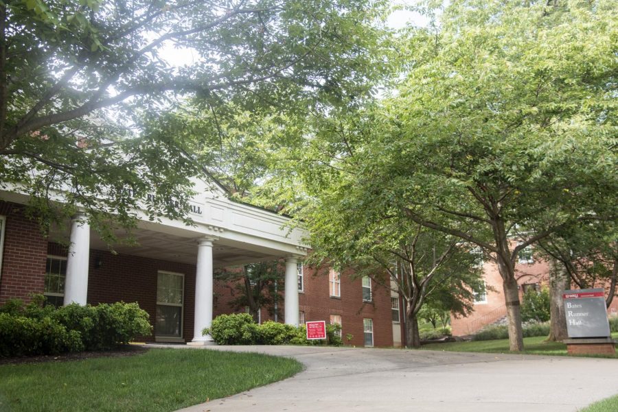 A wing in Bates Runner Hall will be used to house students relocated due to positive COVID diagnoses. Masks are required in all shared areas of dorms, according to WKU’s restart plan.