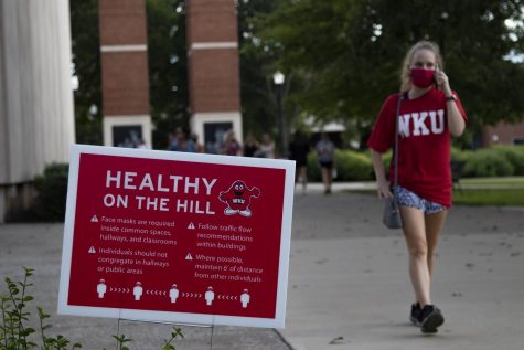 In fall 2020, signs had been placed around campus remind students how to be safe and stay healthy while on campus by wearing masks and social distancing from other students. The upcoming fall semester, students will not be told to wear masks or social distance.