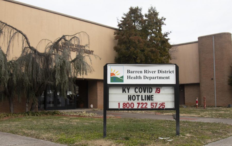 The Barren River District Health Department sits in downtown Bowling Green on Jan. 18, 2021.