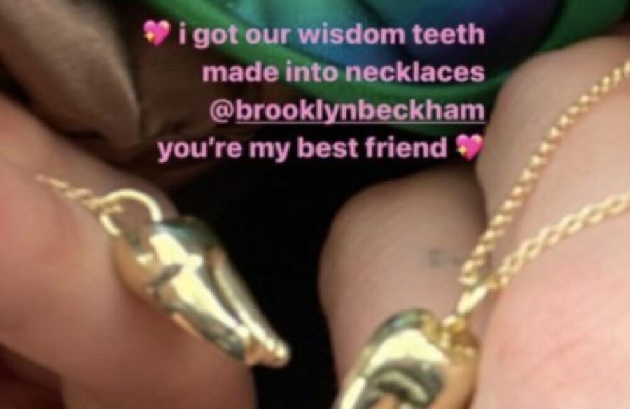Nicola Peltz and Brooklyn Beckham now have matching necklaces made out of their wisdom teeth