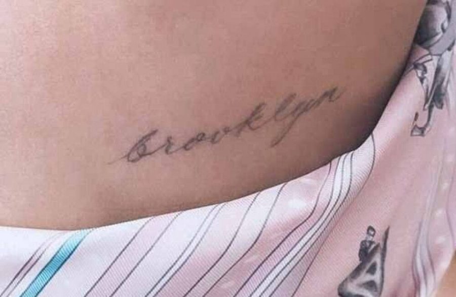 Nicola Peltz gets tattoo of fiance Brooklyn Beckhams name