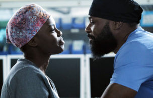 THE RESIDENT: L-R: Shaunette Renée Wilson and Malcolm-Jamal Warner in the “Hero Moments” episode of THE RESIDENT airing Tuesday, March 2 (8:00-9:01 PM ET/PT) on FOX. ©2021 Fox Media LLC Cr: Guy DAlema/FOX