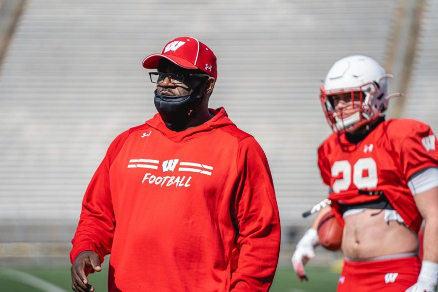 Running backs coach Gary Brown is battling cancer, but said hes excited by the challenge of a new staff and new offense with the Badgers. 