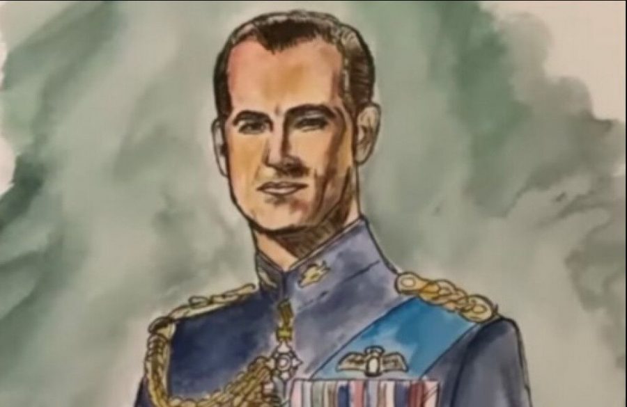 Liam Payne creates art piece in memory of Prince Philip
