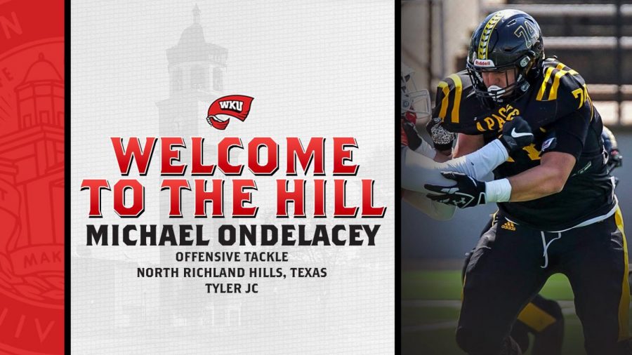 WKU Football signs JUCO transfer offensive tackle Michael Ondelacey