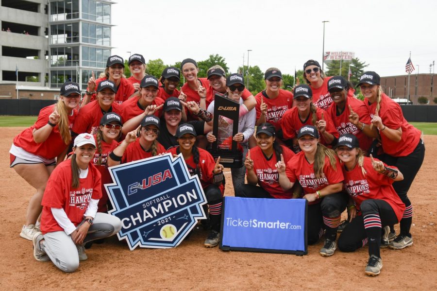 The Hilltoppers celebrate their first Conference USA title since 2015.