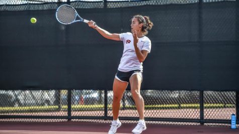 WKU senior Laura Bernardos went 6-7 in singles play and 6-8 in doubles across the 2020 tennis season.