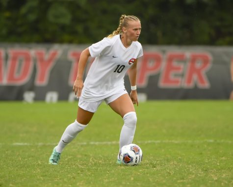Mackenzie Crittenberger, a defender on WKUs soccer team, transferred to the Hill from NC State this season. She joins her brother Ty as members of WKU Athletics.
