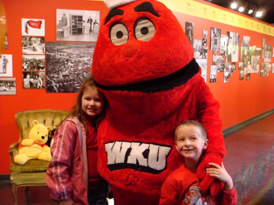 Lily and Nathaniel Burris attend the 2007 Christmas events at the Kentucky Museum.