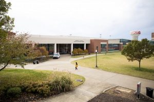 The Raymond B. Preston Health & Activities Center housed the Outdoor Recreation Adventure Center before its close.