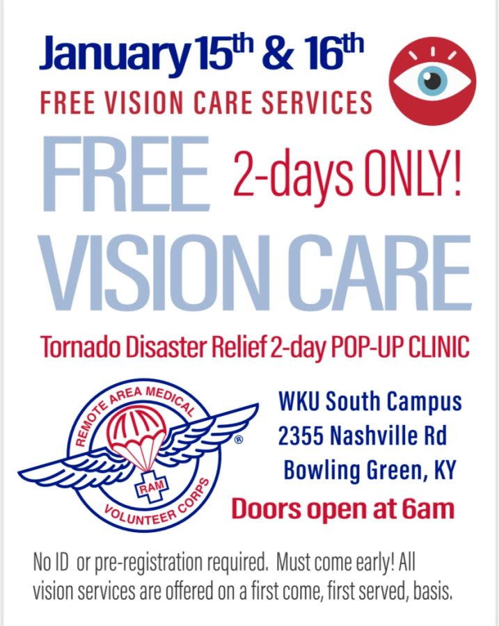 Pop-up vision clinic to offer free eye exams, glasses to those affected by tornadoes