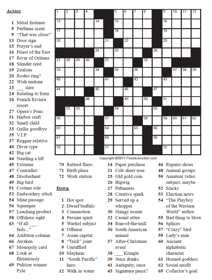 Crossword February 9, 2022