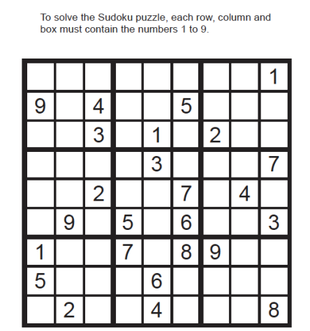 Sudoku February 25th, 2022