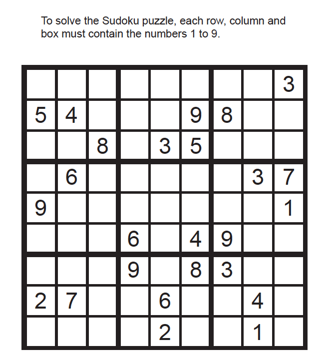 Sudoku February 21, 2022