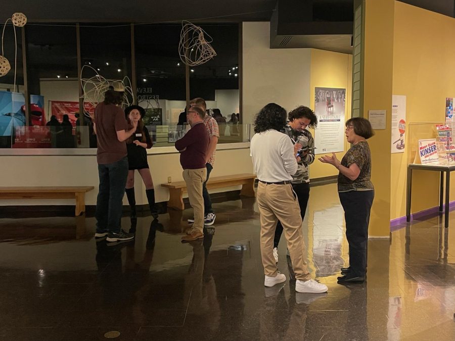 On March 24, the Kentucky Museum, in partnership with WKU Phi Alpha Theta, hosted a gallery talk for three women center exhibits: “Kentucky Women Rising,” “Seat at the Table” and “Style &thegistofit.” 