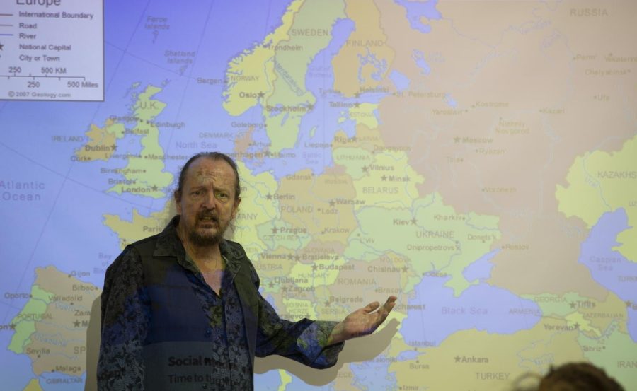 Political science professor Roger Murphy presented potential impacts of Russias invasion of Ukraine on the NATO alliance. Murphy said the ongoing conflict will likely push former Soviet-aligned states toward western European influence. In recent days, Ukraine, Moldova and Georgia have all applied for membership into the European Union.