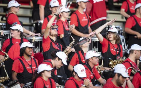 Video: The Big Red Marching Band prepares for Homecoming 2022