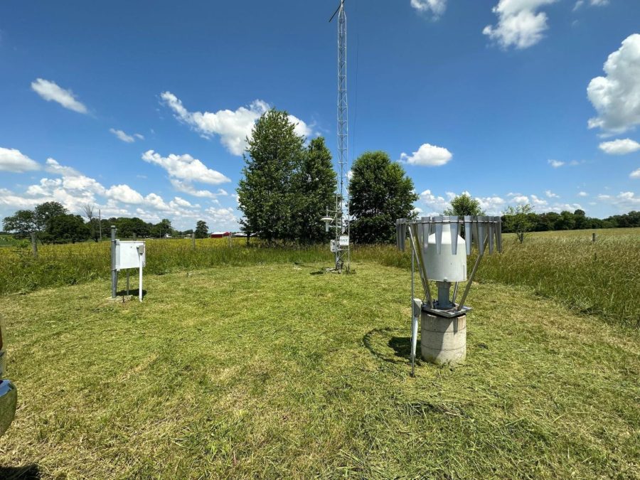 One of the Kentucky Mesonet operational sites outside Barren County.