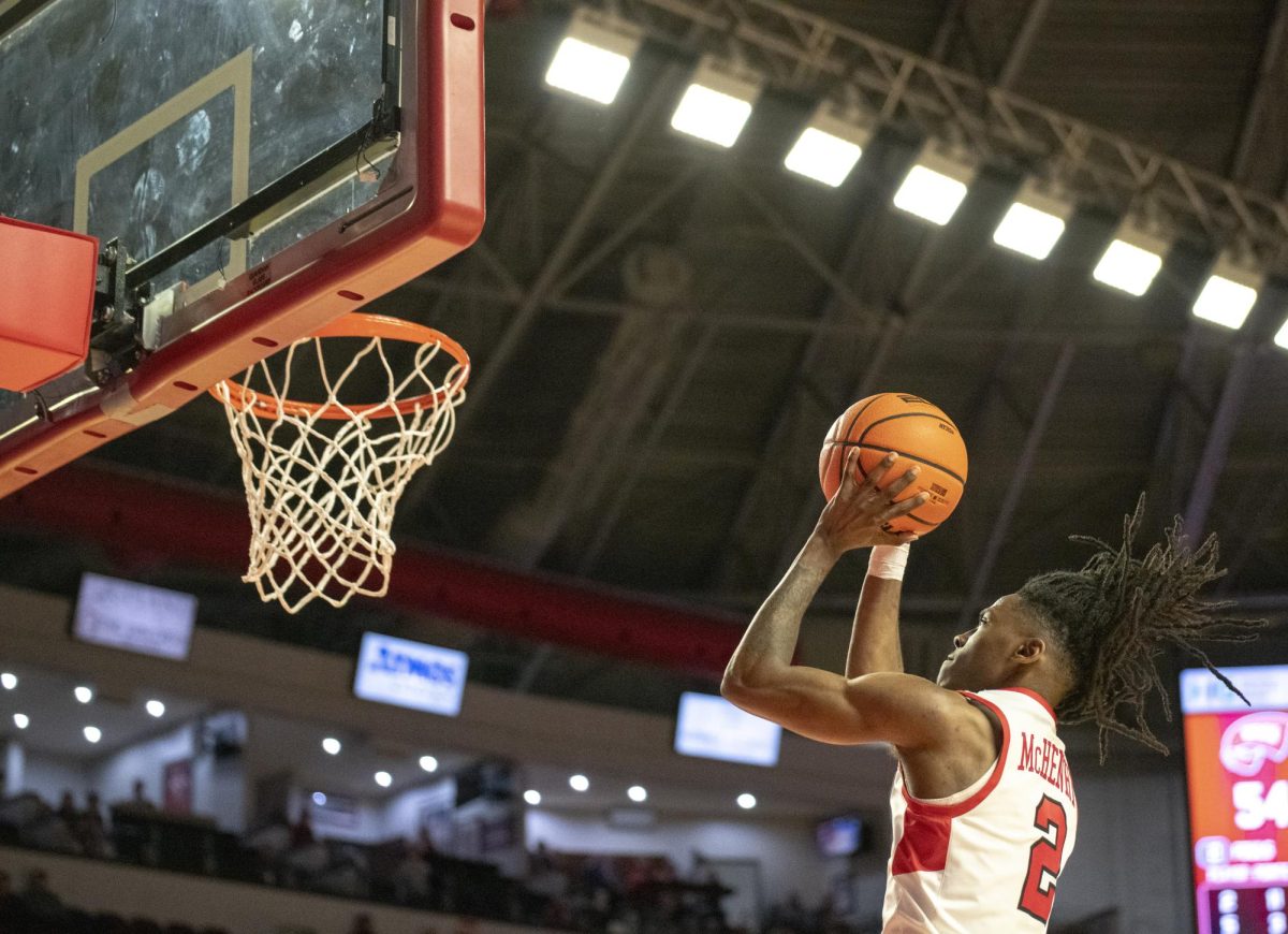 Guard Don McHenry (2) shoots the ball during a home game against Florida International University on Thursday, Jan. 25. WKU won 105-91.
