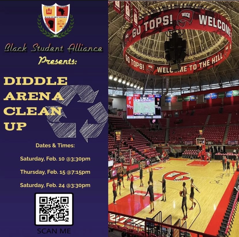 Black Student Alliance hosts “Diddle Arena Clean Up”