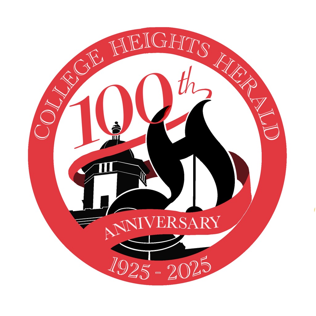 100th Anniversary of the College Heights Herald logo. 