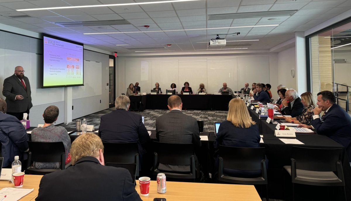 The WKU Board of Regents met on Thursday for their annual retreat at the Commons at Helm Library where they discussed plans and updates for the new year.