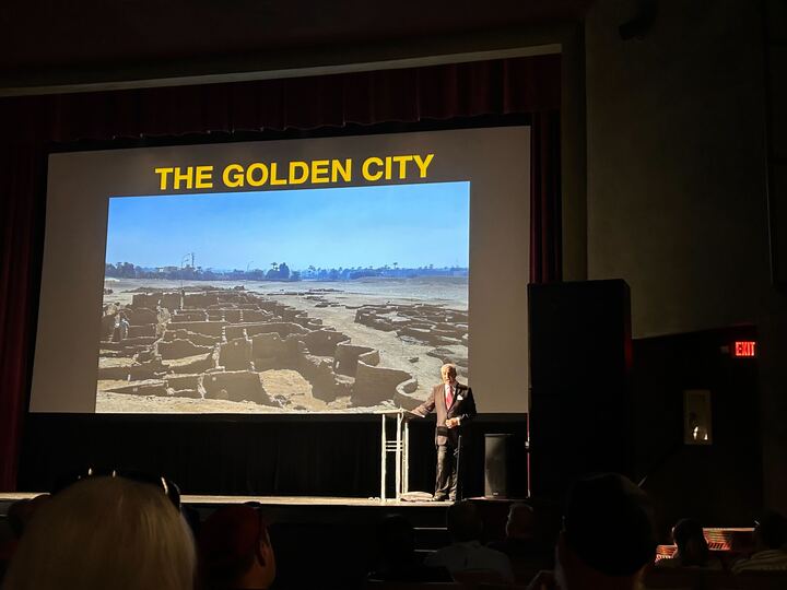 Zahi Hawass, an Egyptologist, archaeologist and former secretary general of the supreme council of antiquities in Egypt shared his newest discoveries Saturday, Aug. 24, At the Capitol Arts Center in downtown Bowling Green.