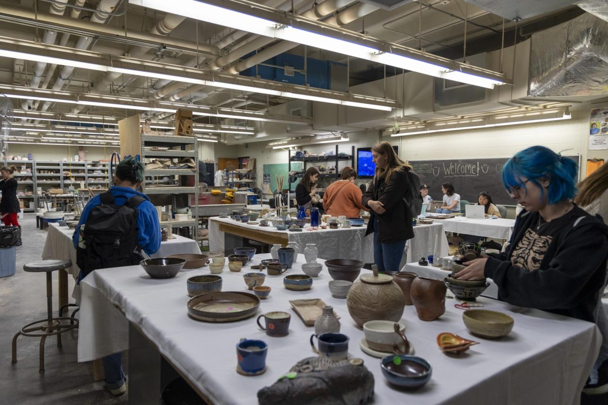 WKU’s Ceramics club hosts a sale with pottery made by students in ceramics classes. The sale goes on from  Nov. 18 to 20 from eight a.m. to five a.m. in FAC room 15.