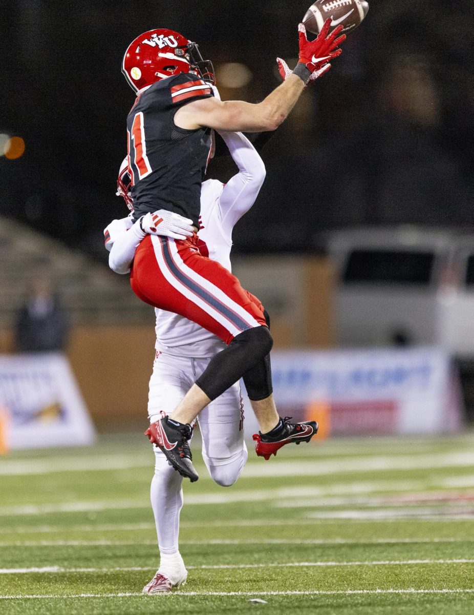 Western Kentucky Hilltoppers tight end Noah Meyers (81)catches a pass during WKU's game against Jacksonville State University in Bowing Green, Ky. on Saturday, Nov. 30, 2024.