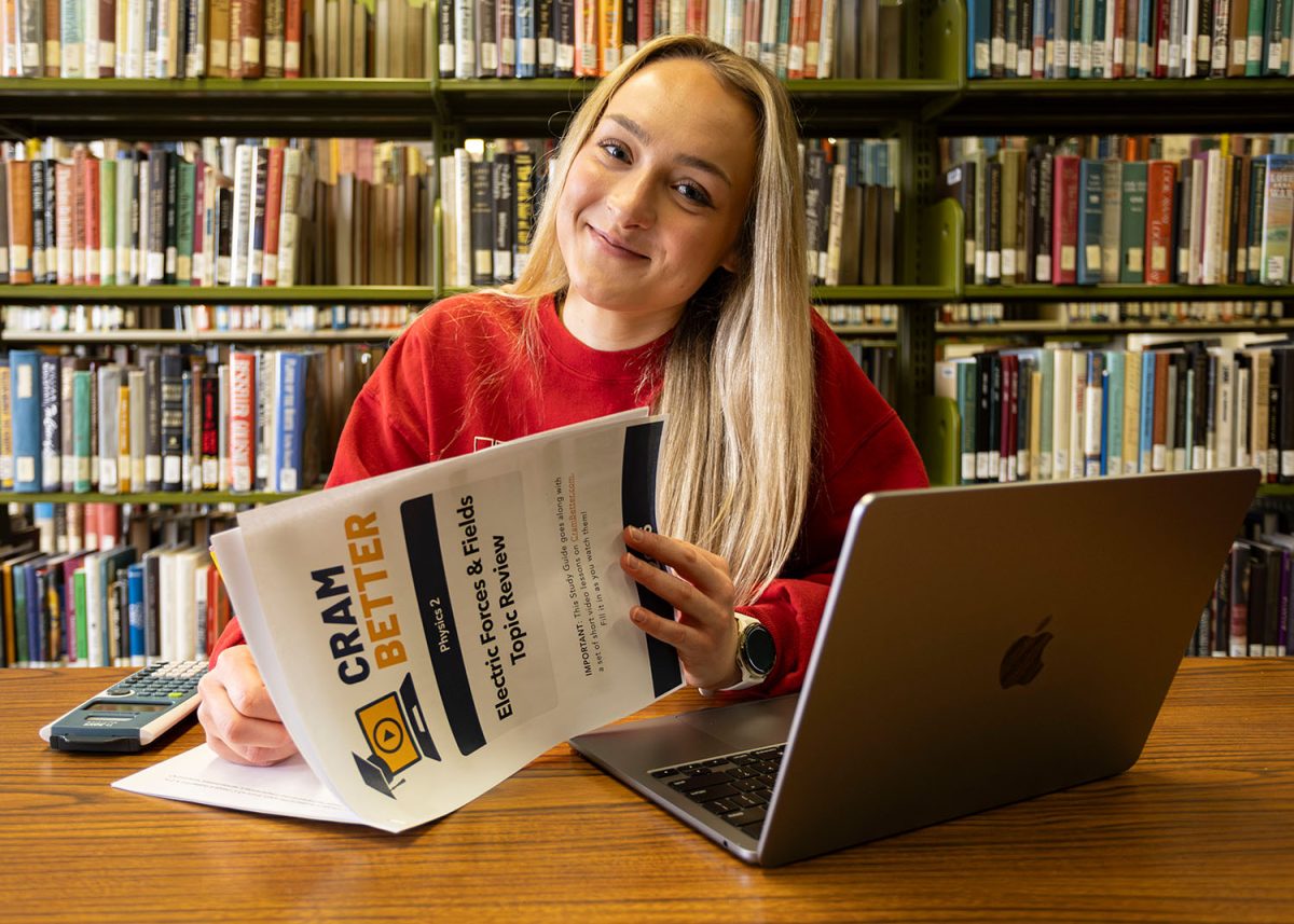 Richmond senior Abby Brewer first started using CramBetter, an online tutoring service, in fall of 2024 for her biophysics II class at WKU. CramBetter currently offers study guides, short explanations, practice exams and video solutions for 13 WKU courses in physics, chemistry and calculus.