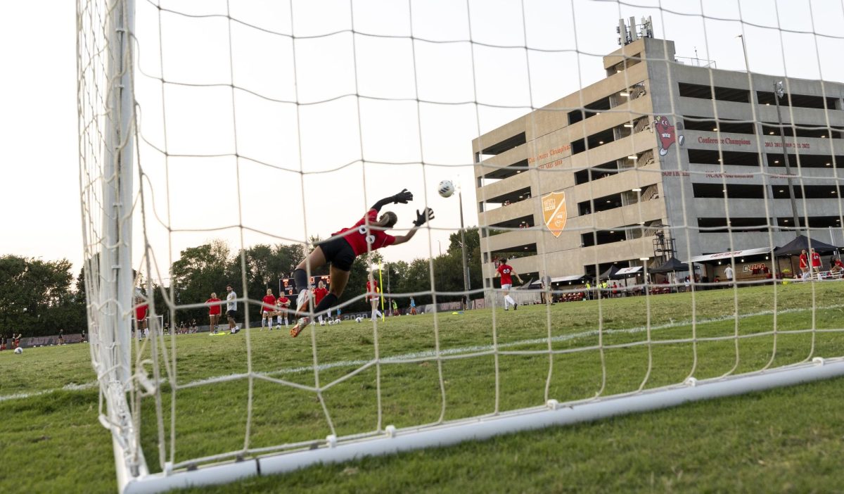 The Western Kentucky University Lady Toppers warm up on Thursday, Sept. 11, 2025, before a game against Austin Peay at Western Kentucky University’s soccer complex in Bowling Green, Ky.