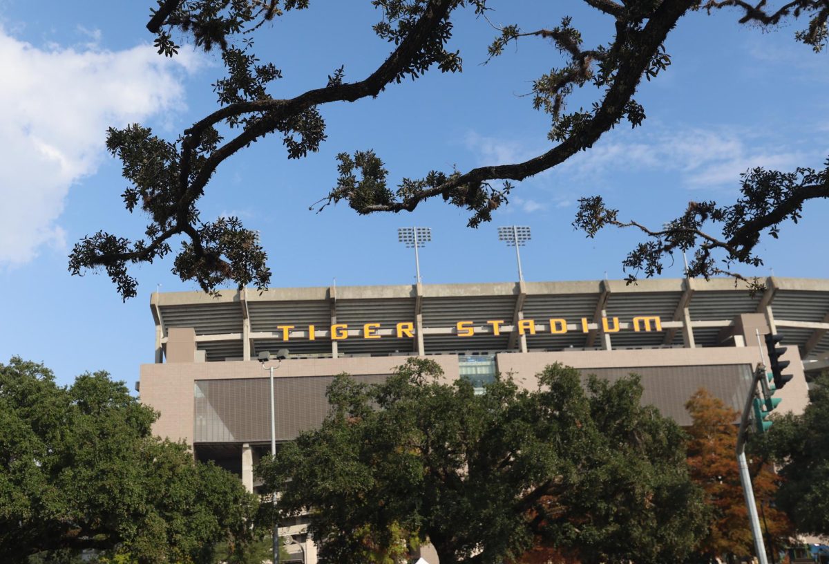 Tiger Stadium in Baton Rouge. La, before kickoff of WKU vs. LSU on Saturday, Nov. 22, 2025.