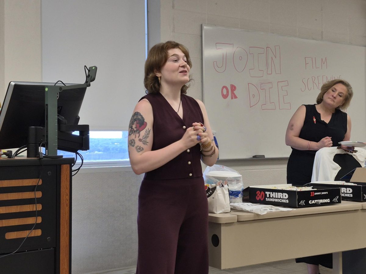 "Join or Die" was screened in Grise Hall Wednesday.