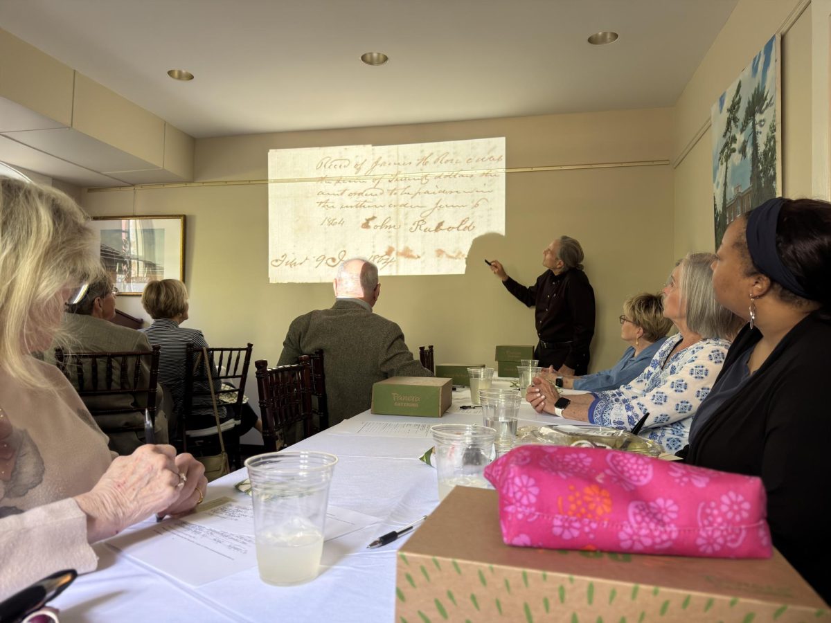 A presentation about the underground railroad was given as a part of the "Lunch and Learn" series on Sunday, April 19, 2026. 